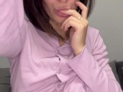 Moaning turns shaky during the countdown tease 11/16