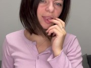 Moaning turns shaky during the countdown tease 4/16