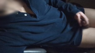【射精】暗い部屋でオナニー自撮りした【オナニー】 I took a selfie of myself masturbating in a dark room