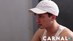 TwinkTop - DILF coach Cole Connors rubs face against twink jockstrap