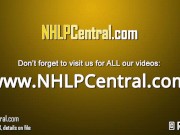 Office babe Lucy Lauren strips off and masturbates on desk in stockings! 16/16