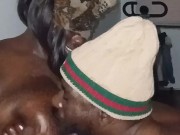 SUPER BIG CHOCOLATE TITTIES HANGING WHILE GORILLA PUNCHER SUCKING!!!!!!!!!!!! 16/16