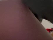 Big Booty Burnett rubbing Clit Through Panties while shaking ass 2/16