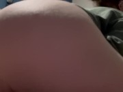 Big Booty Burnett rubbing Clit Through Panties while shaking ass 9/16