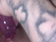 Watch me stick this dildo in my pussy 3/16