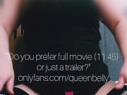 She created a second ass with belly inflation, blowing her belly to the max 4/16