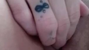 Emery Clit masterbating her pretty pink hot pussy