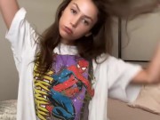 Petite ballerina girl showing off panties 16/16