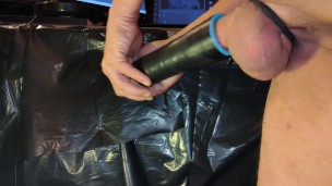 stroking my cock