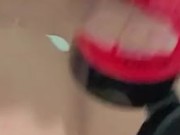 Asian Girl gets cum all over tits POV 3/16