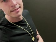 I got so horny I stepped into a bathroom stall to jerk off 3/16