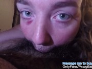 College Teen White PAWG Deepthroats and Sucks A Cock in Her FACE! Blowjob Amateur Teen Big Ass 8/16