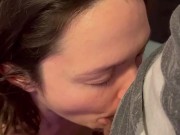 Cute Young Real Amateur Wife Throat Training 11/16