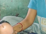 Stepsister Takes her Brother's Cum in Mouth and Swallowed it from very Close-up Angle 13/16