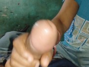 Stepsister Takes her Brother's Cum in Mouth and Swallowed it from very Close-up Angle 7/16