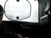 So horny I had to pull over to jerk off 11/16