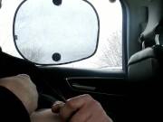 So horny I had to pull over to jerk off 12/16