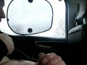 So horny I had to pull over to jerk off 14/16