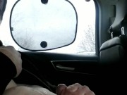 So horny I had to pull over to jerk off 15/16