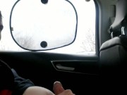 So horny I had to pull over to jerk off 8/16