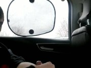 So horny I had to pull over to jerk off 9/16