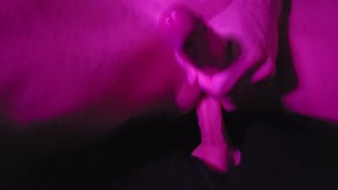 Watch me ride a dildo until I drop a thick load