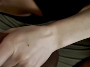 Кончил на свою подругу, домашний секс. 4/16