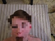 Submissive broke the rules so I filled all her holes and fucked her face 7/16