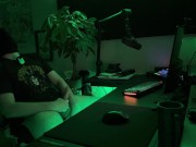 Watching your horny gamer boyfriend get off *Loud moaning and huge cumshot* 15/16