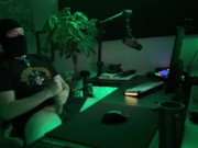 Watching your horny gamer boyfriend get off *Loud moaning and huge cumshot* 4/16