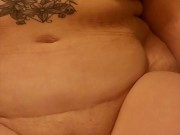 Solo Play, Glass Toy Play, Blowjob and Doggystyle Creampie 4/16