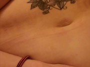 Solo Play, Glass Toy Play, Blowjob and Doggystyle Creampie 5/16