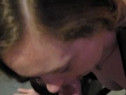 Solo Play, Glass Toy Play, Blowjob and Doggystyle Creampie 9/16