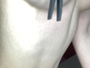 Hands locked in place while breath slows down 2/16