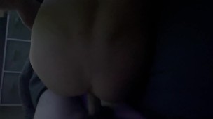 Taking his big dick whilst his parents are next door