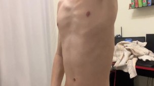 This twink showing everything to his master