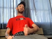 Stroking my big cock on my smoke break 8/16