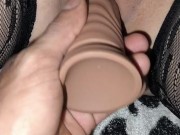 Lencería sexy, dos son mejor que una, vagina rosada. 10/16