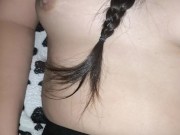 Lencería sexy, dos son mejor que una, vagina rosada. 2/16