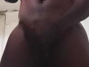 Pouring out some milk in the toilet before work today 8/16