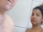 My sister-in-law called me to take a bath with her and then asked for milk in her mouth and swallowe 1/16