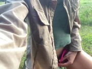 Masturbating my pussy with a toy on the farm 3/16