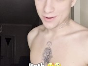 RESANU the Balkan Twink Prefers Cock — Gets Wrecked by Men, Not Interested in Girls 💦🍑 15/16