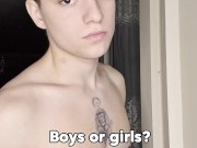 RESANU the Balkan Twink Prefers Cock — Gets Wrecked by Men, Not Interested in Girls 💦🍑 3/16