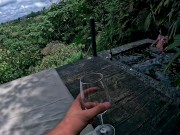 I INVITED THE HOTEL WORKER FOR A GLASS OF WINE AND GOT A HAPPY ENDING 2/16