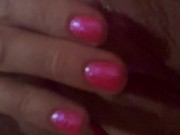 Pretty Pink Fingernails In My Matching Pussy 8/16