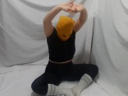 داشتم ورزش میکردم که دوست پسرم اومد گفت سکس کنیم 1/16