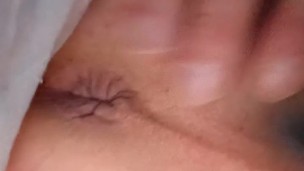 Ass on dildo
