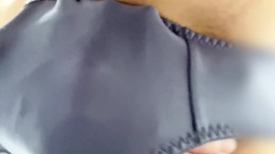 いやらしいお尻を突き出し後ろから指を入れお汁をダラダラ垂らしながら絶頂する人妻