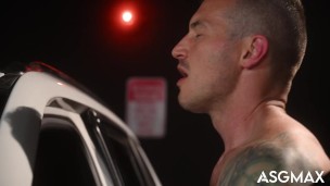 PrideStudios - Hunk Parks His Car To Jerk Off And Parks His Cock In Tight Ass